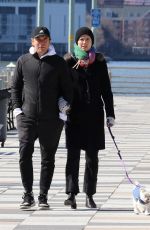 MARY ELIZABETH WINSTEAD and Ewan McGregor Out Kissing in New York 03/01/2020
