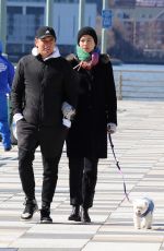 MARY ELIZABETH WINSTEAD and Ewan McGregor Out Kissing in New York 03/01/2020