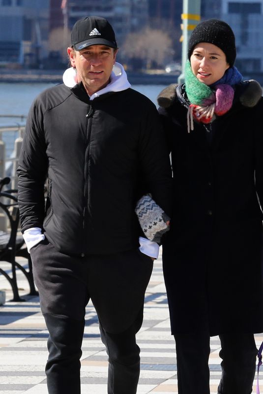 MARY ELIZABETH WINSTEAD and Ewan McGregor Out Kissing in New York 03/01/2020