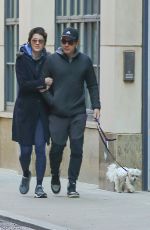 MARY ELIZABETH WINSTEAD and Ewan McGregor Out with Their Dog in New York 03/04/2020