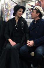 MARY ELIZABETH WINSTEAD and Ewan McGregor Riding Subway in New York 03/07/2020