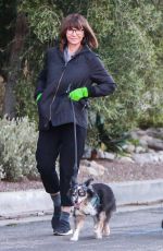 MARY STEENBURGGEN and Ted Danson Out with Their Dog in Los Angeles 03/30/2020