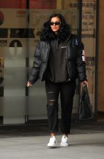 MAYA JAMA Leaves BBC Radio 1 Studios in London 03/07/2020
