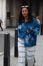 MAYA JAMA Leaves BBC Radio One in London 03/13/2020