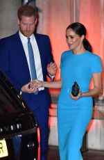MEGHAN MARKLE and Prince Harry at Endeavour Fund Awards 2020 in London 03/05/2020