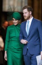 MEGHAN MARKLE at Commonwealth Service at Westminster Abbey 03/09/2020