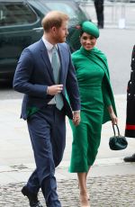MEGHAN MARKLE at Commonwealth Service at Westminster Abbey 03/09/2020