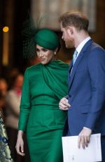 MEGHAN MARKLE at Commonwealth Service at Westminster Abbey 03/09/2020
