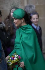 MEGHAN MARKLE at Commonwealth Service at Westminster Abbey 03/09/2020