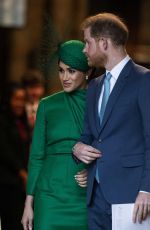 MEGHAN MARKLE at Commonwealth Service at Westminster Abbey 03/09/2020