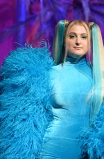 MEGHAN TRAINOR at 2020 Christian Cowan x Powerpuff Girls Runway Show in Hollywood 03/08/2020