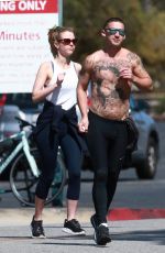 MIA GOTH and Shia Labeouf Out in Los Angeles 03/26/2020
