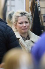 MICHELLE WILLIAMS Makeup Free Out in New York 03/01/2020