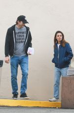 MILA KUNIS and Ashton Kutcher Out in Los Angeles 03/11/2020