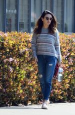 MILA KUNIS Out in Los Angeles 03/09/2020