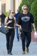 MILEY CYRUS and Cody Simpson Out in Malibu 03/02/2020