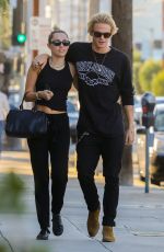 MILEY CYRUS and Cody Simpson Out in Malibu 03/02/2020