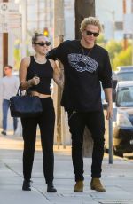 MILEY CYRUS and Cody Simpson Out in Malibu 03/02/2020