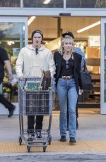 MILEY CYRUS and Cody Simpson Out Shopping in Los Angeles 02/28/2020