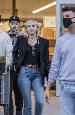 MILEY CYRUS and Cody Simpson Out Shopping in Los Angeles 02/28/2020
