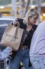 MILEY CYRUS and Cody Simpson Out Shopping in Los Angeles 02/28/2020