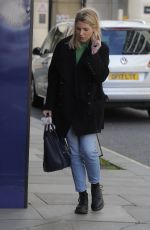 MOLLIE KING Leaves BBC Radio Studios in Harrow 03/21/2020