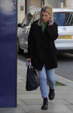 MOLLIE KING Leaves BBC Radio Studios in Harrow 03/21/2020
