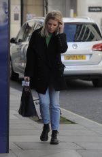 MOLLIE KING Leaves BBC Radio Studios in Harrow 03/21/2020