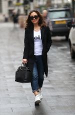 MYLEENE KLASS Arrives at Global Offices in London 03/19/2020