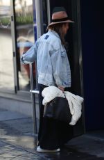 MYLEENE KLASS Arrives at Global Studio in London 03/24/2020