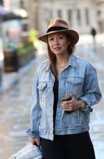 MYLEENE KLASS Arrives at Global Studio in London 03/24/2020