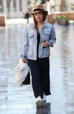 MYLEENE KLASS Arrives at Global Studio in London 03/24/2020