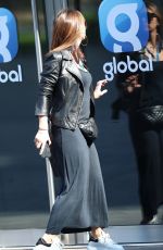 MYLEENE KLASS Arrives at Global Studios in London 03/27/2020