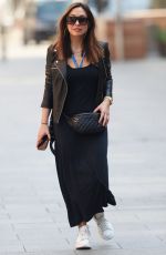 MYLEENE KLASS Arrives at Global Studios in London 03/27/2020