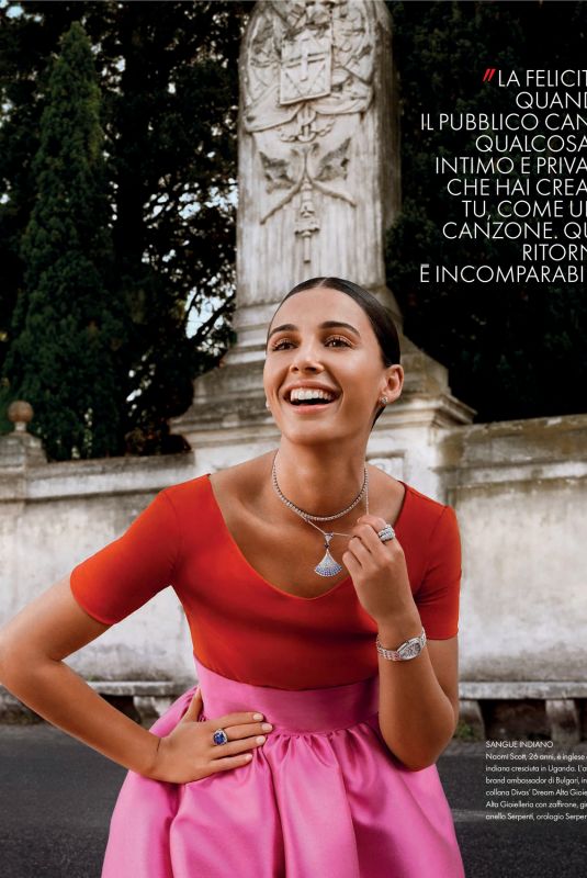 NAOMI SCOTT in Elle Magazine, Italy March 2020