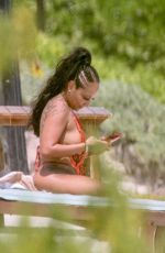 NIA GUZMAN in Swimsuit at a Beach in Tulum 03/20/2020