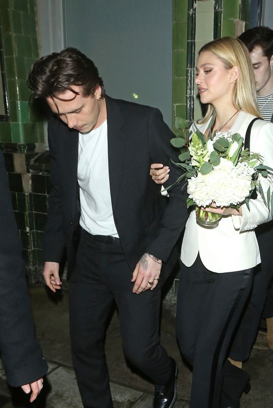 NICOLA PELTZ and Brooklyn Beckham Leaves Laylow Club in Notting Hill 03/07/2020