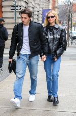 NICOLA PELTZ and Brooklyn Beckham Out Kissing in New York 03/10/2020