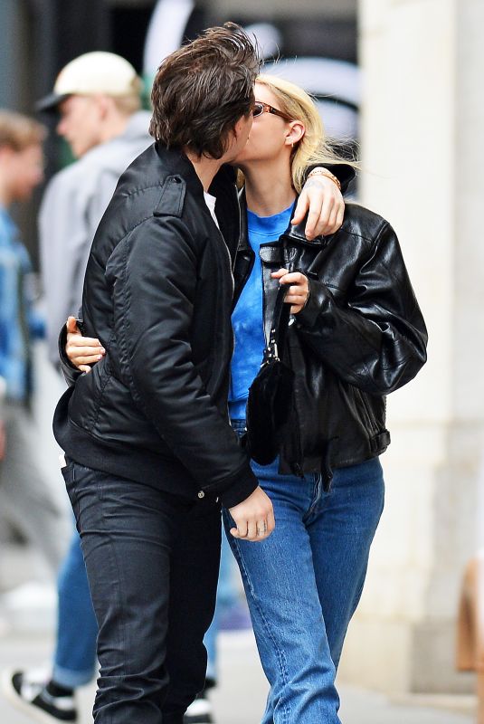 NICOLA PELTZ and Brooklyn Beckham Out Kissing in New York 03/10/2020