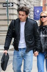 NICOLA PELTZ and Brooklyn Beckham Out Kissing in New York 03/10/2020