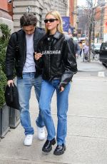 NICOLA PELTZ and Brooklyn Beckham Out Kissing in New York 03/10/2020
