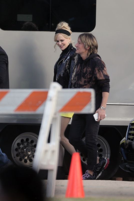 NICOLE KIDMAN on the Set of The Prom 02/24/2020