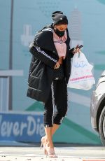 NICOLE MURPHY Wearing a Face Mask Out Shopping in Los Angeles 03/30/2020