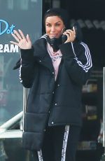 NICOLE MURPHY Wearing a Face Mask Out Shopping in Los Angeles 03/30/2020