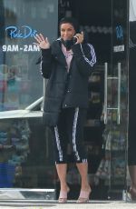 NICOLE MURPHY Wearing a Face Mask Out Shopping in Los Angeles 03/30/2020