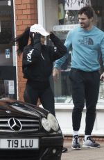 NICOLE SCHERZINGER and Thom Evans Arrives at a Cafe in London 03/23/2020