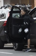 NICOLE SCHERZINGER and Thom Evans Arrives at a Cafe in London 03/23/2020