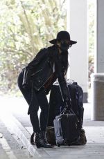 NICOLE SCHERZINGER at Heathrow Airport in London 03/28/2020