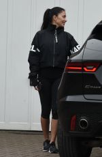 NICOLE SCHERZINGER Leaves a Personal Training Session in London 03/25/2020