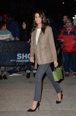 NINA DOBREV Arrives at Daily Show with Trevor Noah in New York 03/02/2020